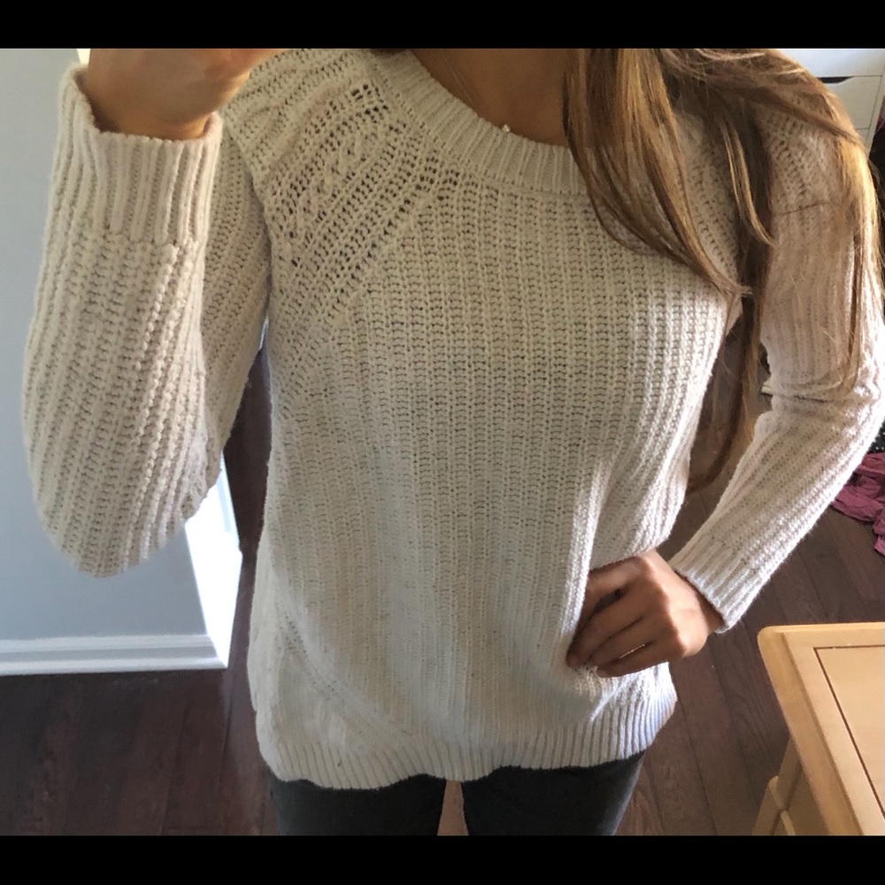 White/ Cream sweater from Aerie